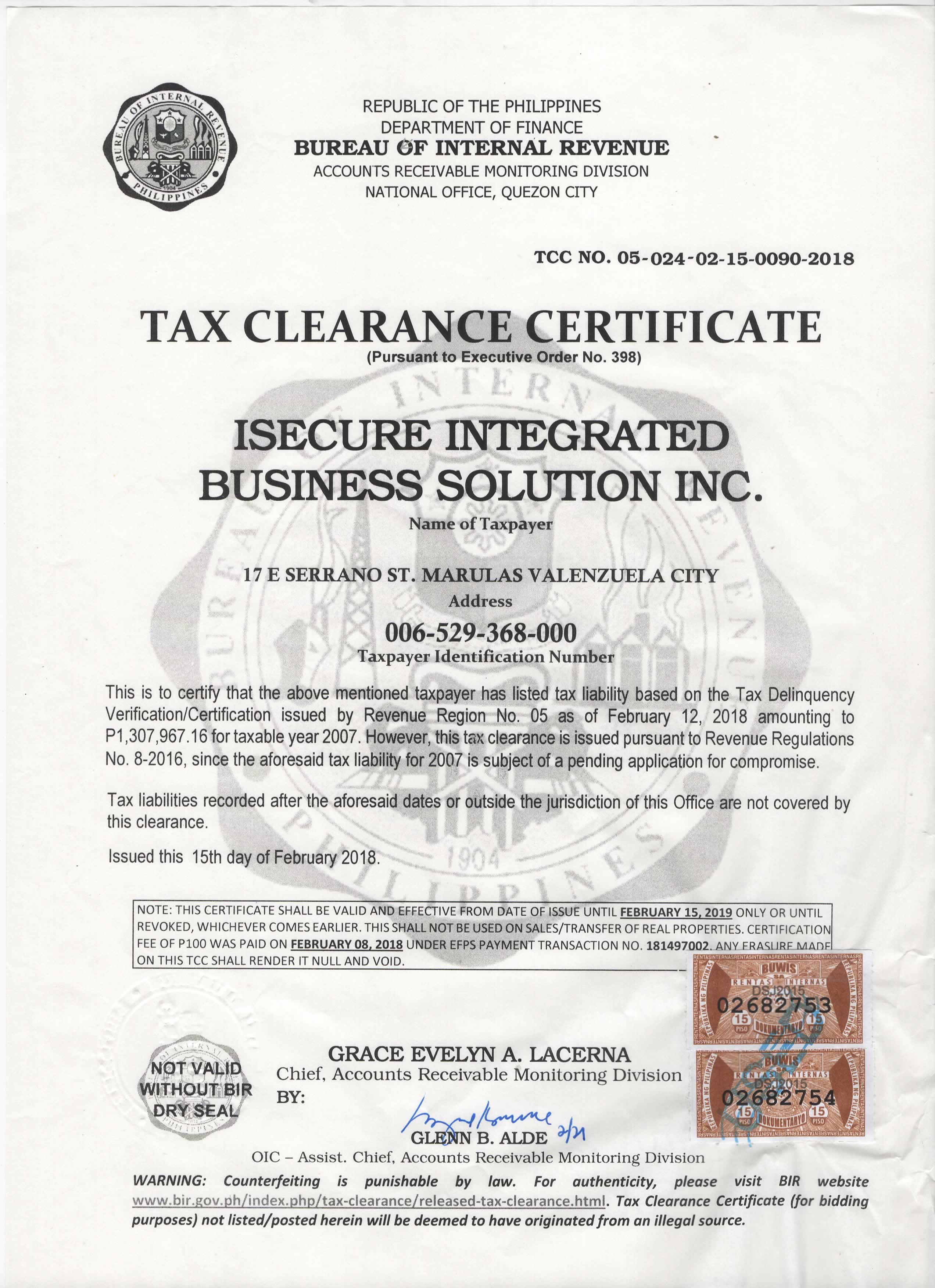 ISO 9001 Certification